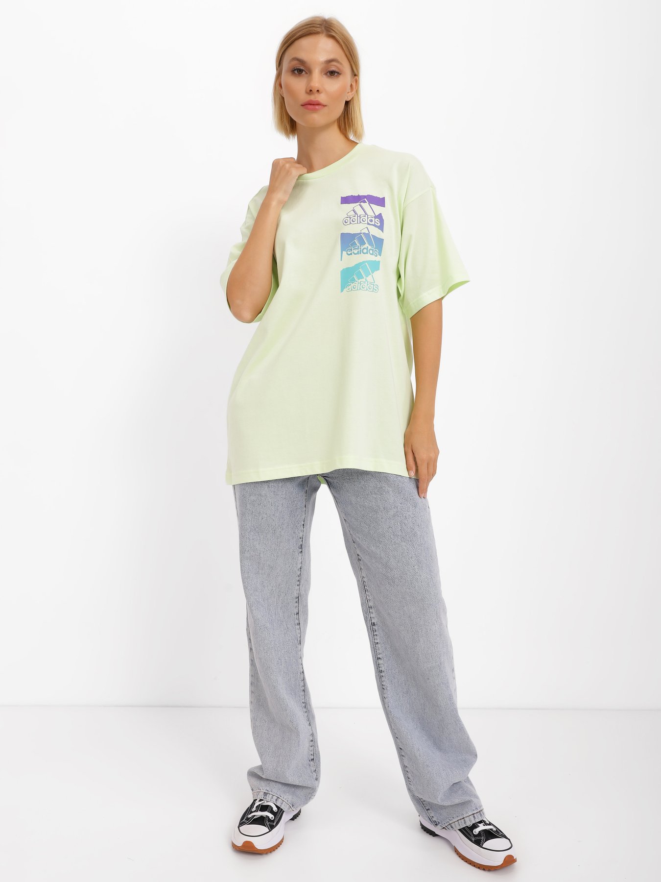 Футболка Adidas Essentials Brandlove Single Jersey модель HE1883 Фото