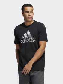 Футболка Adidas Camo Badge of Sport Graphic модель HE2370 Фото