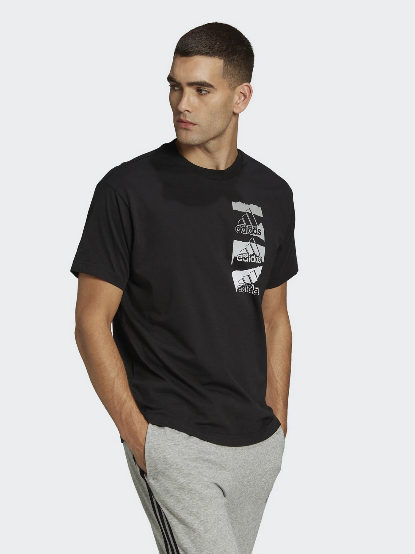 Футболка Adidas Essentials Brandlove Single Jersey модель HE4314 Фото