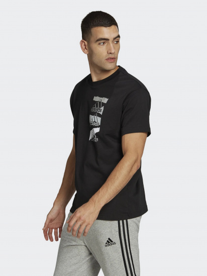 Футболка adidas Essentials Brandlove Single Jersey модель HE4314 — фото 4 - INTERTOP