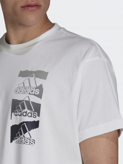 Футболка adidas Essentials Brandlove Single Jersey модель HE4315 — фото 4 - INTERTOP