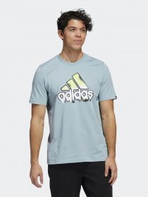 Футболка Adidas SUMMER HEAT BADGE OF SPORT модель HE4814 Фото