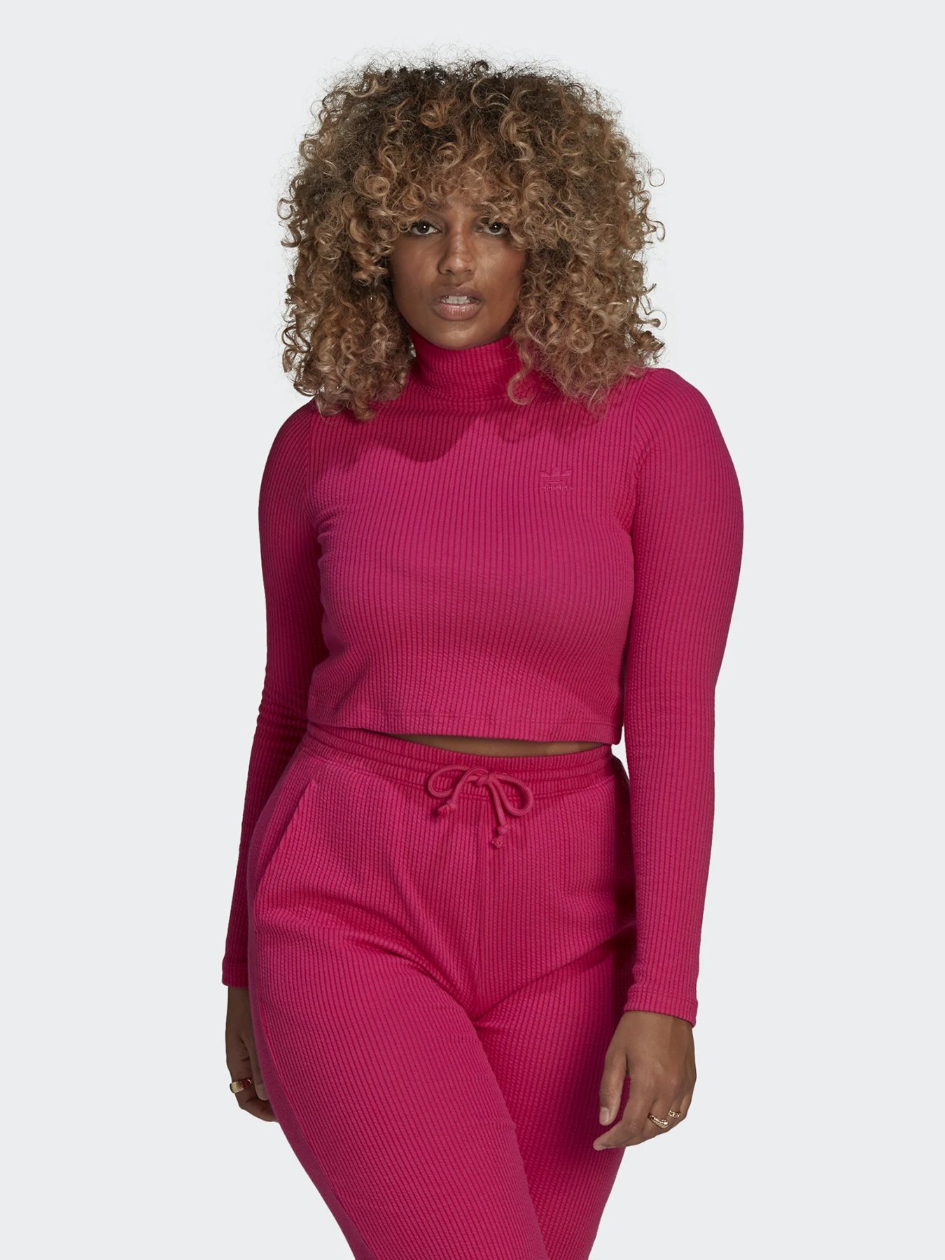 Лонгслів Adidas Cropped Rib модель HE6906 Фото