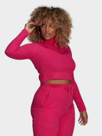 Лонгслів Adidas Cropped Rib модель HE6906 Фото