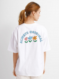 Футболки і поло Adidas Always Original Loose Graphic модель HF2019 Фото