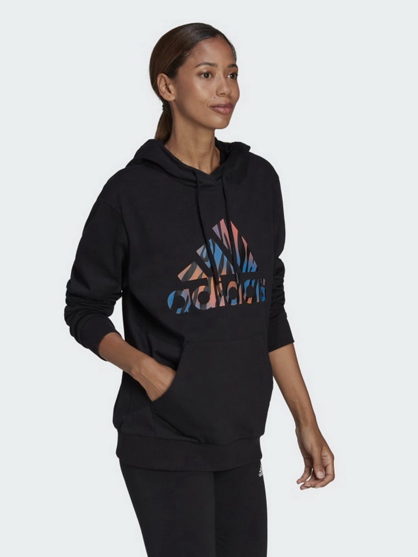 Худи Adidas Tiger-Print модель HF4634 Фото