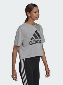 Футболка спортивная Adidas Aeroready Designed To Move Tiger-Print модель HF4638 Фото