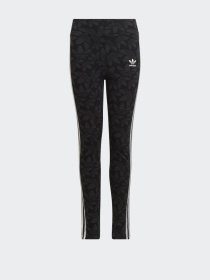 Штаны спортивные Adidas High-Waisted Allover Print Originals модель HF4871 Фото