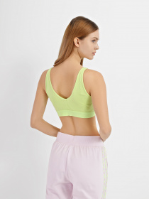 Топ Adidas Essentials 3-Stripes Crop модель HF7232 Фото