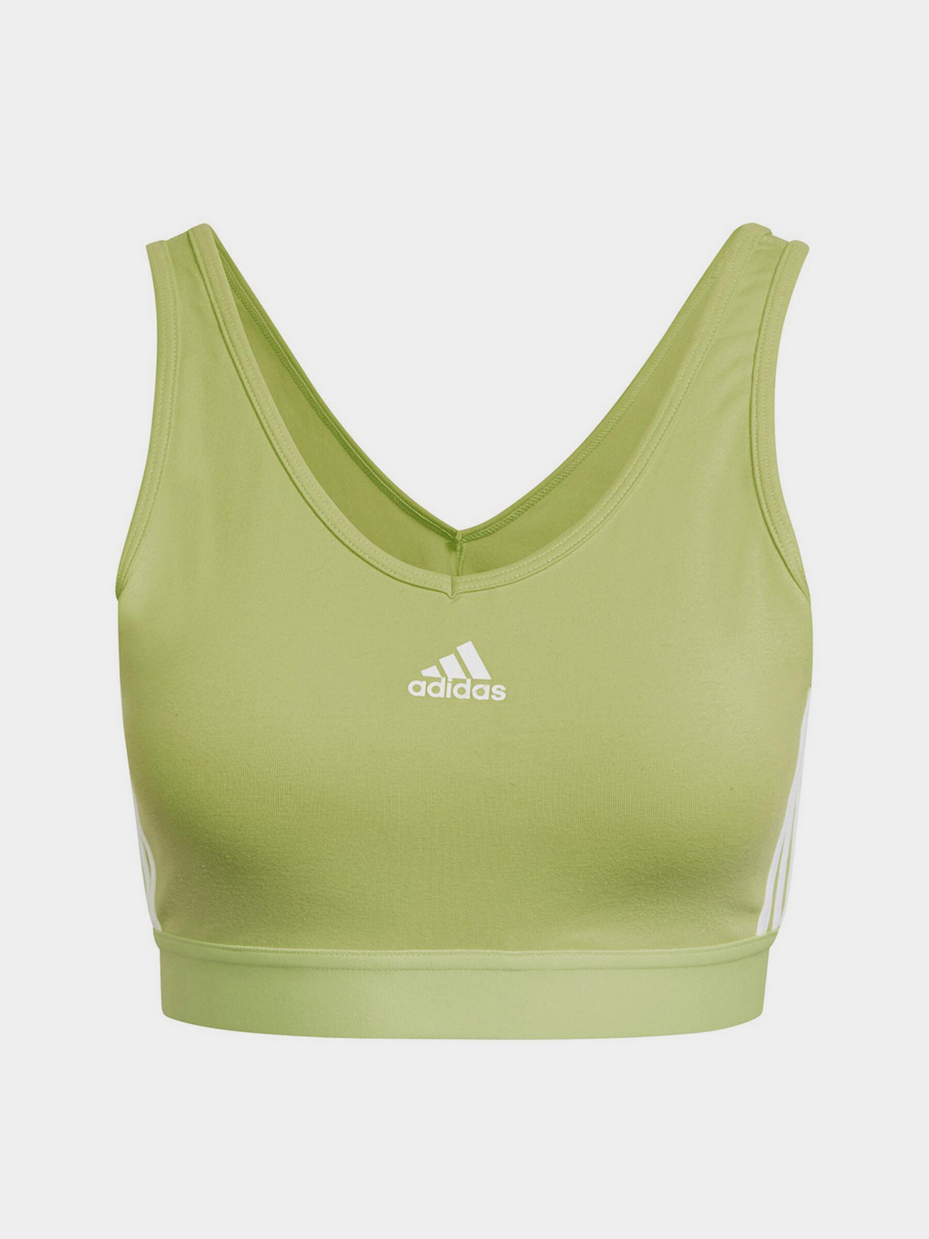 Топ Adidas Essentials 3-Stripes Crop модель HF7232 Фото