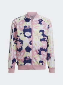 Кофта спортивная Adidas Allover Flower Print SST Originals модель HF7468 Фото