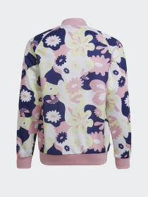 Кофта спортивная Adidas Allover Flower Print SST Originals модель HF7468 Фото