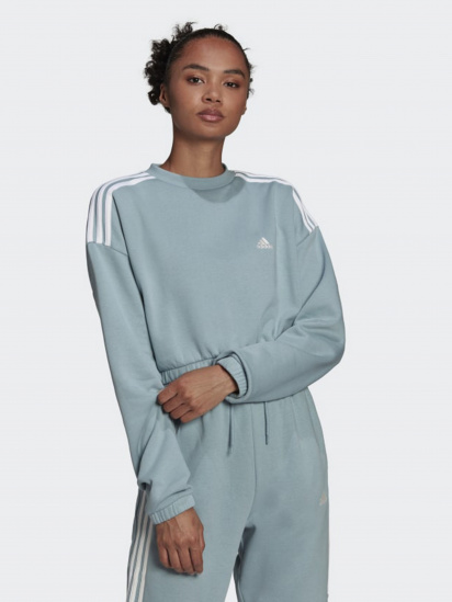 Світшот adidas Hyperglam Crop Crew модель HG8489 — фото - INTERTOP