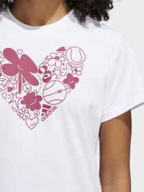 Футболка Adidas FUN SPORT GRAPHIC LOGO модель H57392 Фото