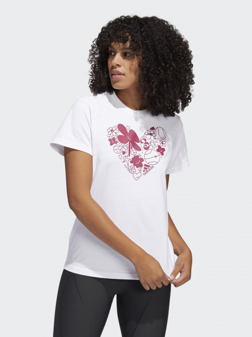 Футболка Adidas FUN SPORT GRAPHIC LOGO модель H57392 Фото