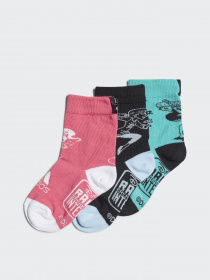 Набор носков Adidas DISNEY PRINCESSES PRIMEGREEN модель GU8817 Фото