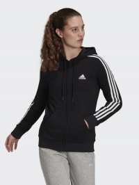 Чорний - Кофта спортивна adidas Essentials 3-Stripes