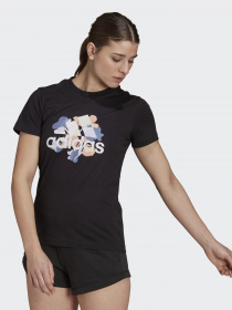 Футболка Adidas Floral Graphic модель GT8806 Фото
