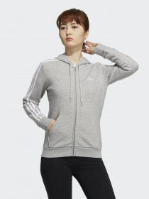 Кофта спортивная Adidas Essentials 3-Stripes модель GV6021 Фото