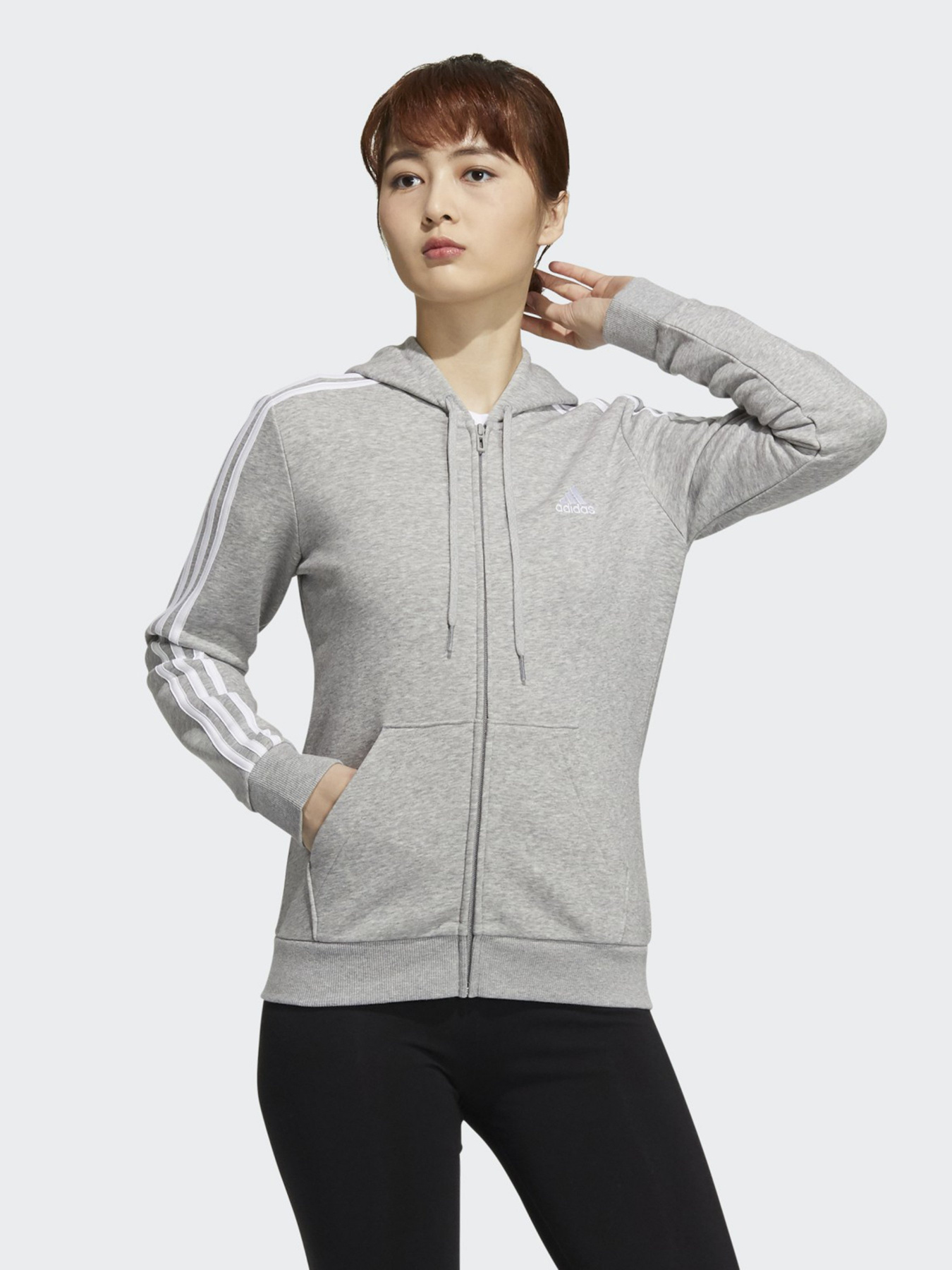 Спортивна кофта Adidas Essentials 3-Stripes модель GV6021 Фото