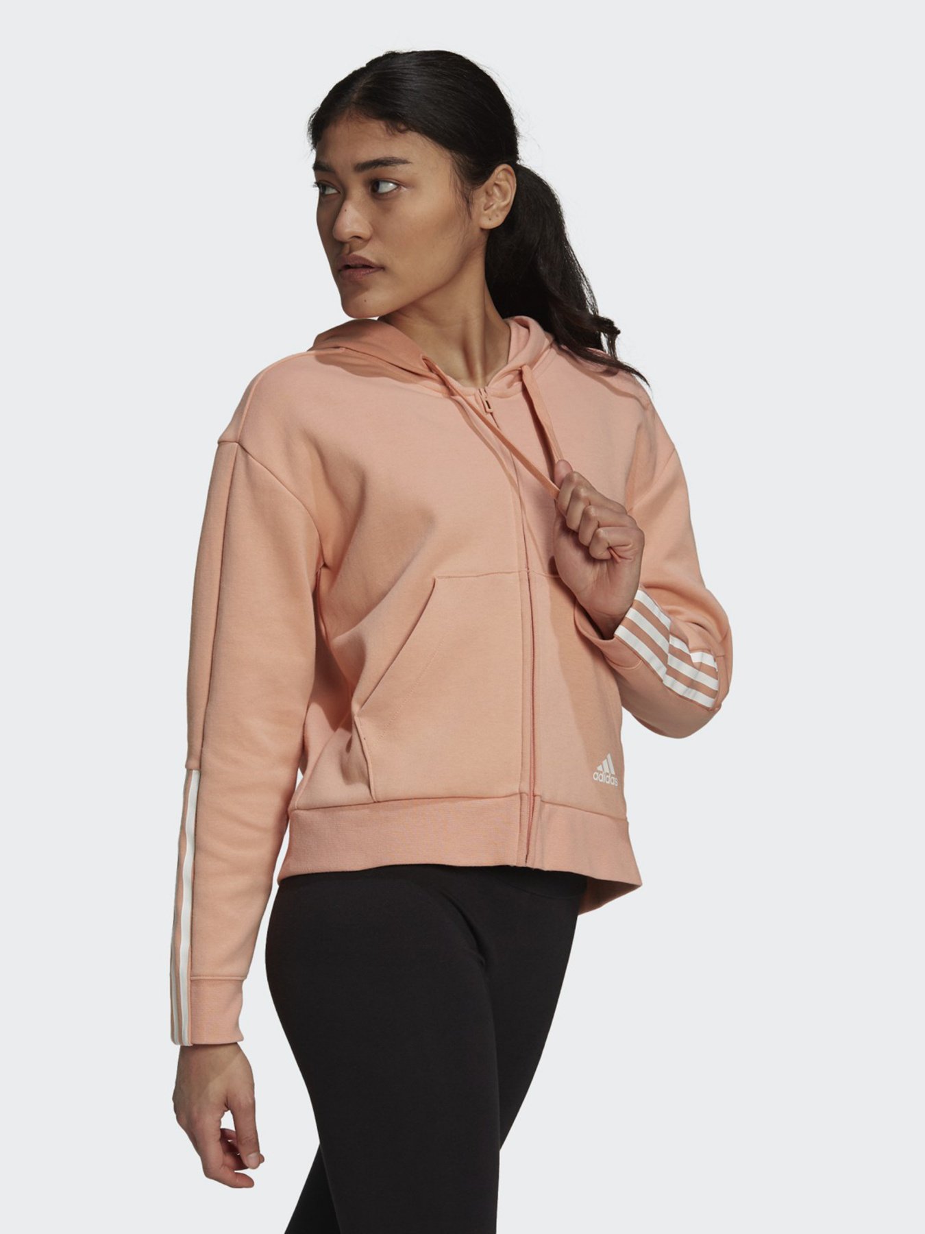 Спортивна кофта Adidas Essentials 3-Stripes модель H07804 Спортивна кофта Adidas Essentials 3-Stripes модель H07804 Фото