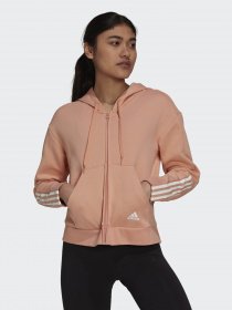 Спортивна кофта Adidas Essentials 3-Stripes модель H07804 Спортивна кофта Adidas Essentials 3-Stripes модель H07804 Фото