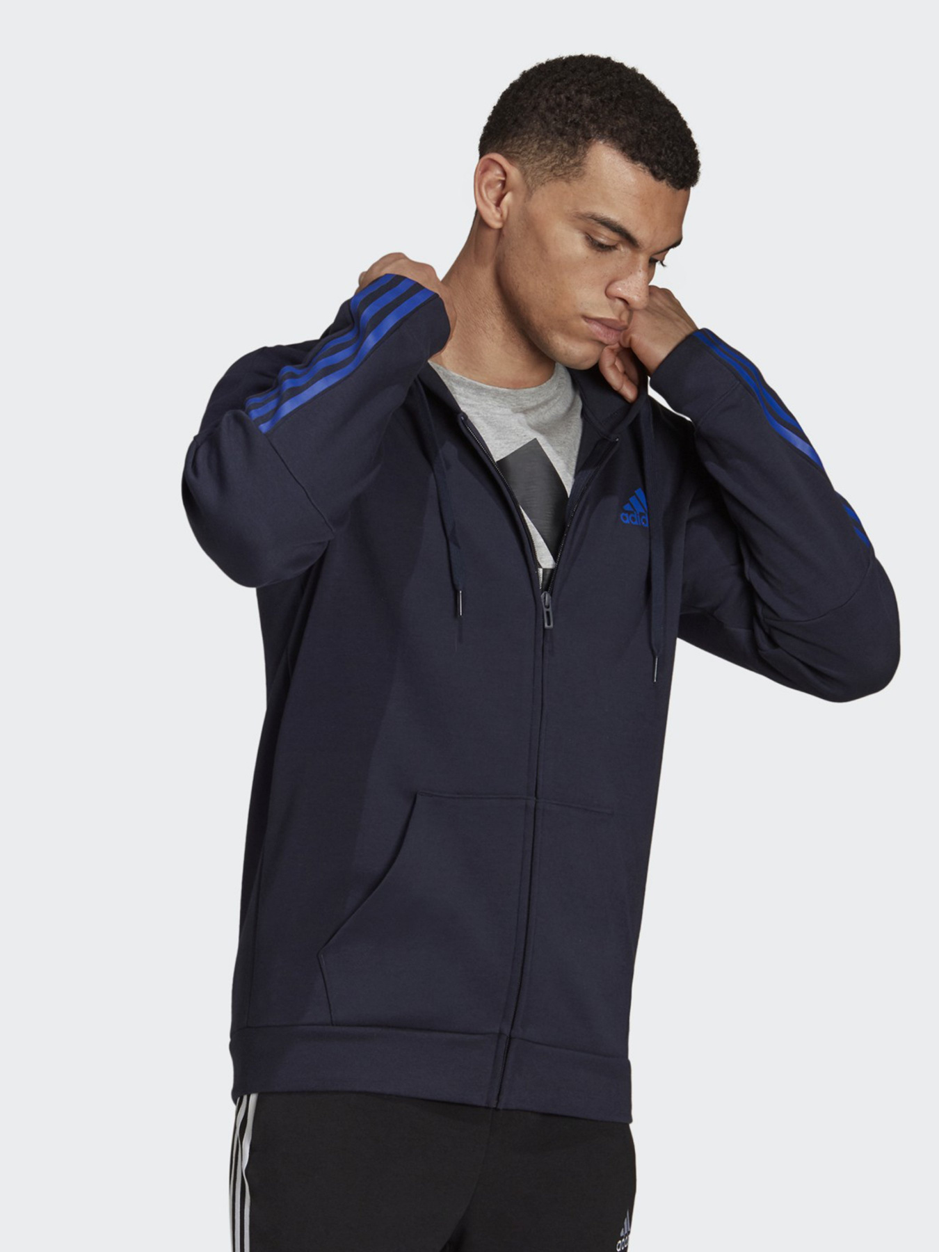 Спортивна кофта Adidas  Essentials 3-Stripes модель H12249 Фото