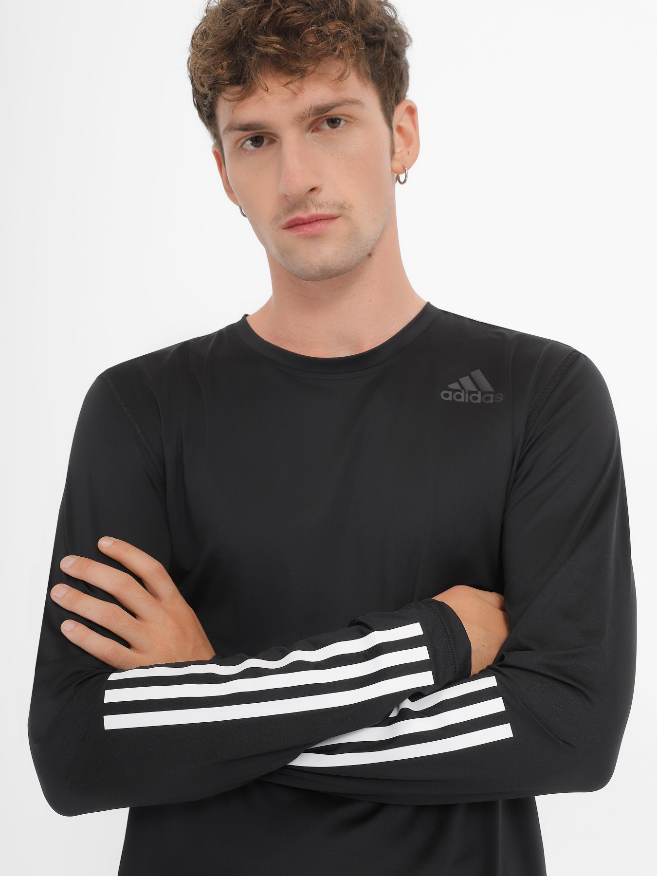 Спортивна кофта Adidas TECHFIT 3-STRIPES модель GL0459 Фото
