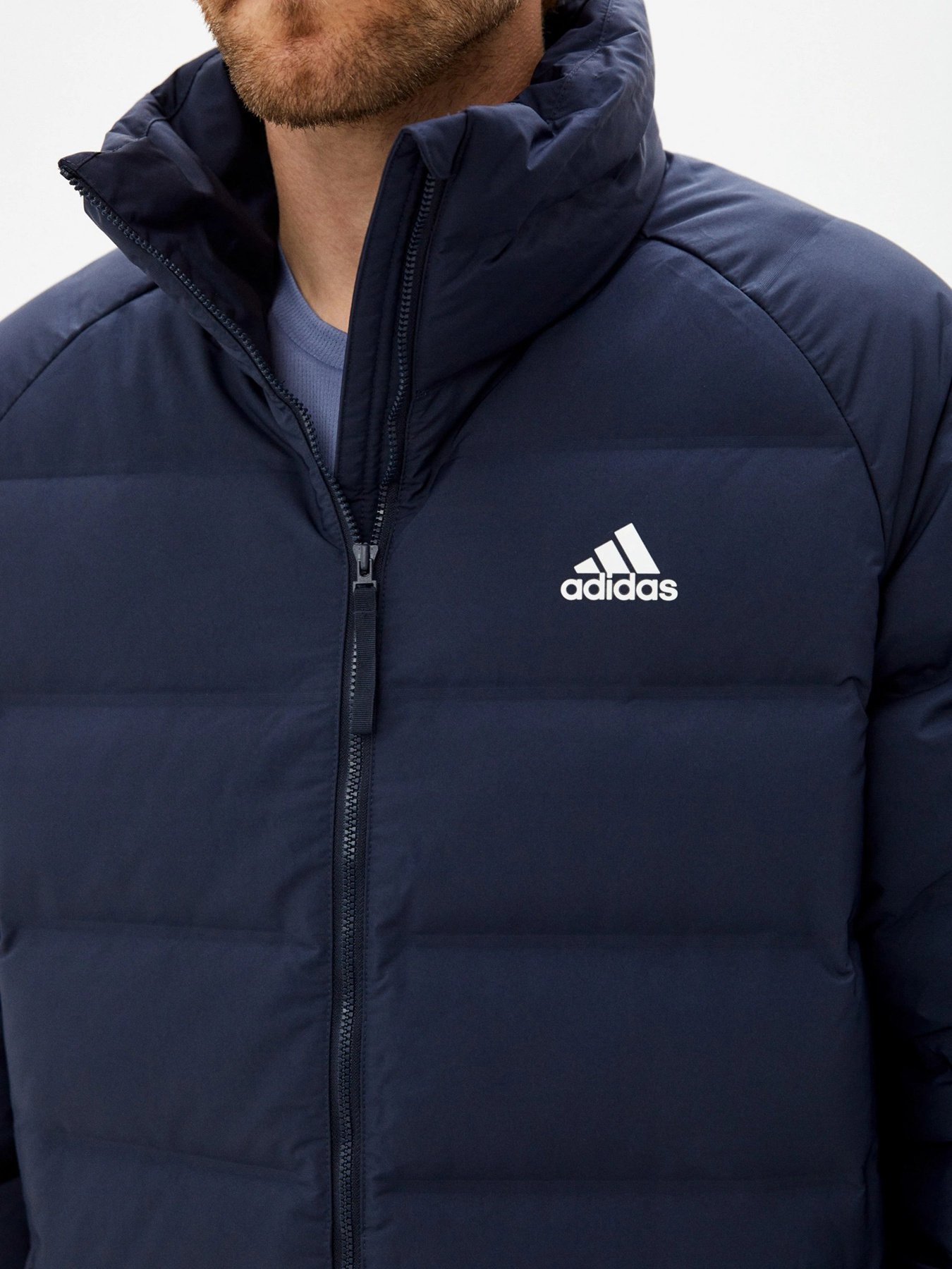 Пуховик Adidas Helionic Mid Length Down модель GT9198 Фото