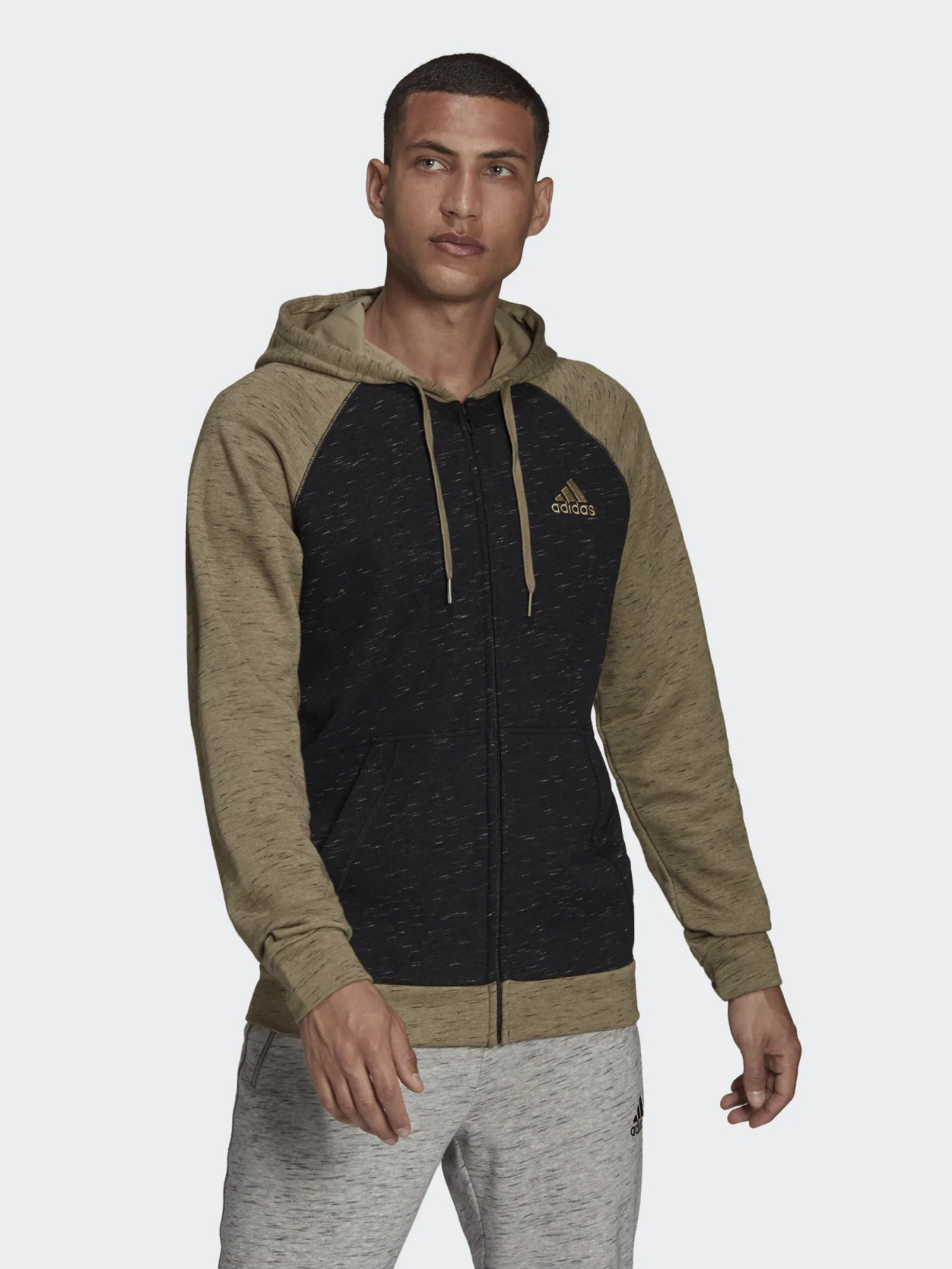 Кофта спортивная Adidas Essentials Mélange Small Logo модель H12178 Фото