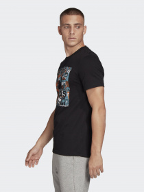 Футболка Adidas DOODLE BOS модель FN1753 Фото