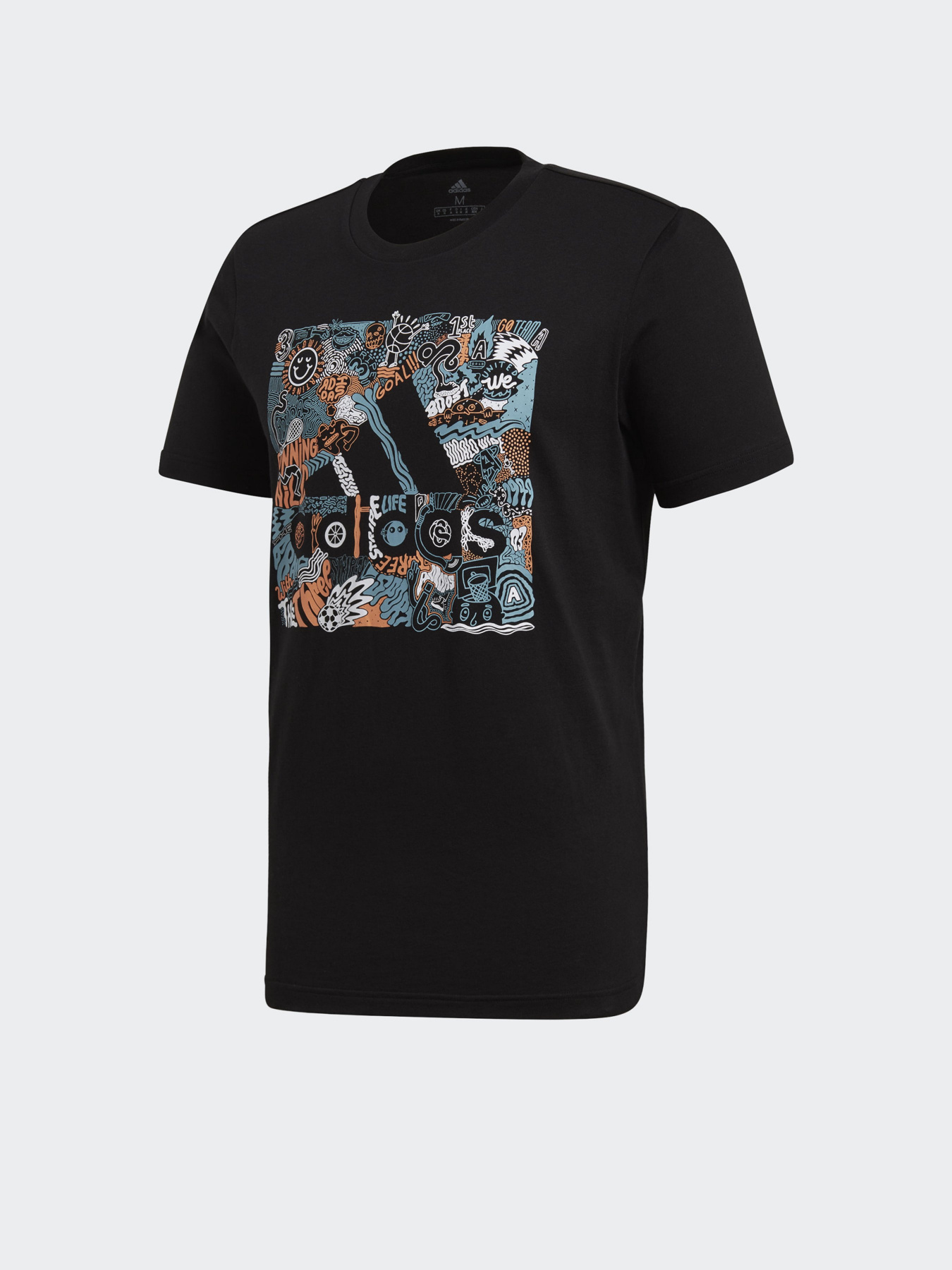 Футболка Adidas DOODLE BOS модель FN1753 Фото