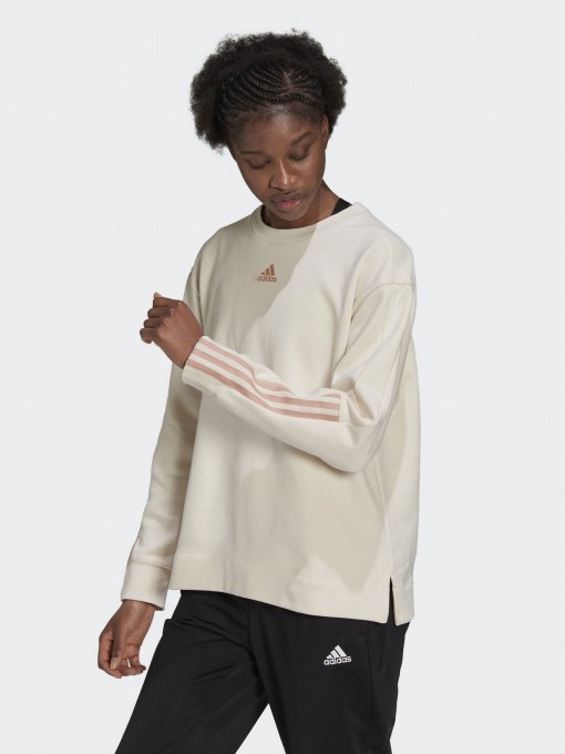 Світшот Adidas  Essentials Relaxed 3-Stripes модель H10237 Фото