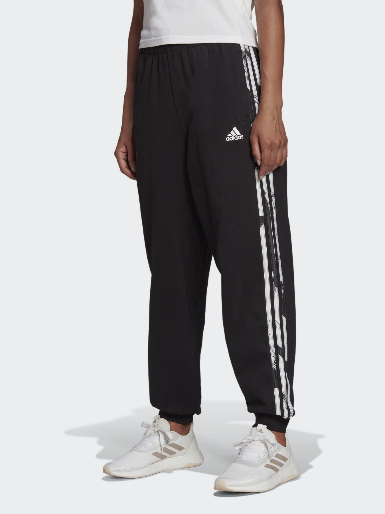 Спортивні штани Adidas Essentials Print 3-Stripes модель HA1213 Фото