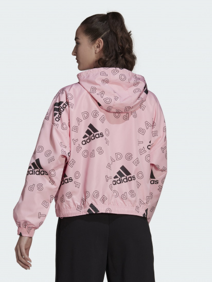 Вітровка adidas  Essentials Logo Allover Print модель HC9185 — фото - INTERTOP