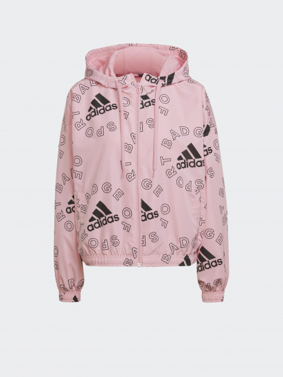 Вітровка adidas  Essentials Logo Allover Print модель HC9185 — фото 5 - INTERTOP