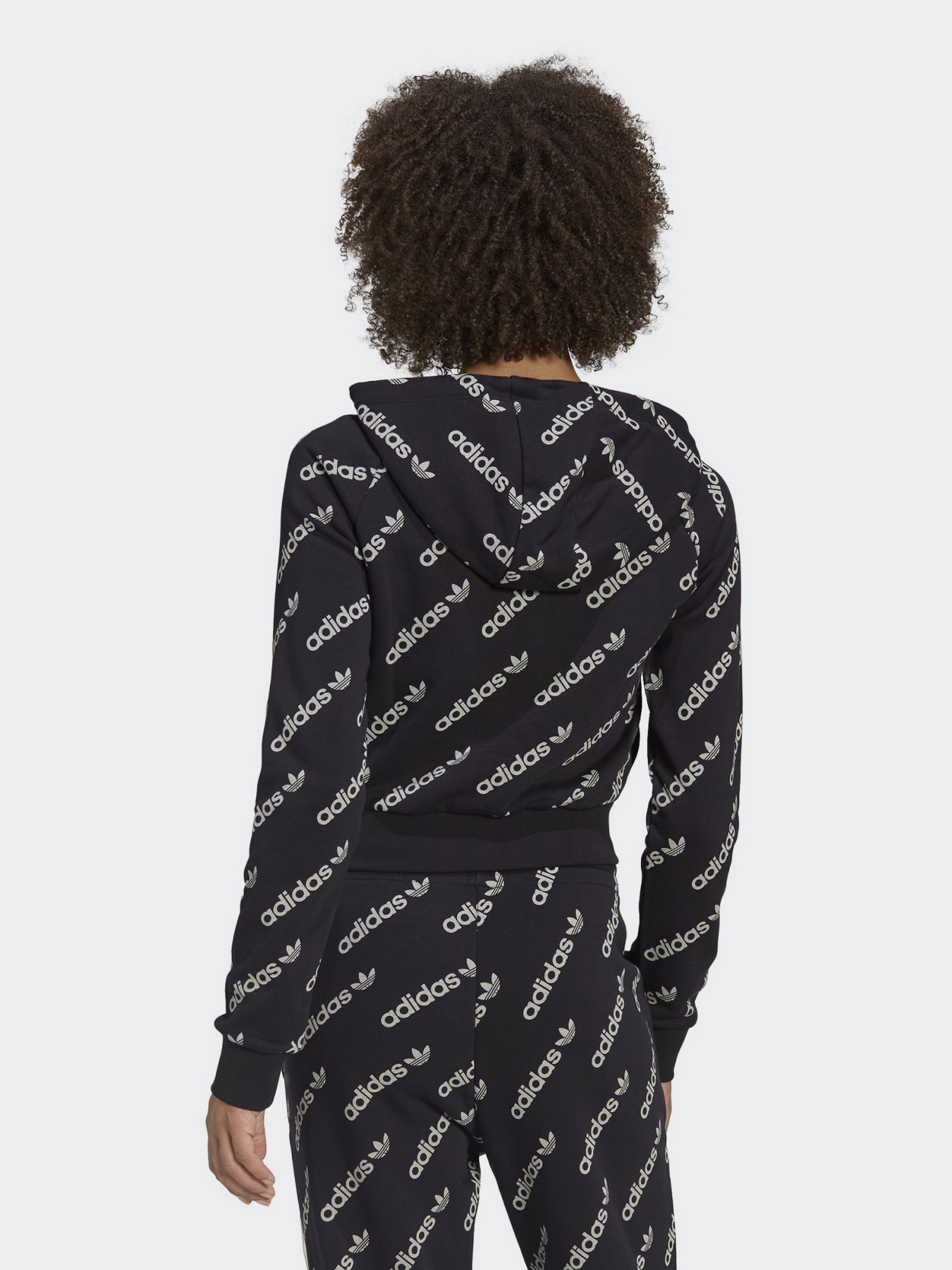 Кофта спортивная Adidas Cropped Monogram Track модель HM4889 Фото