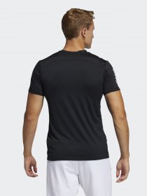 Спортивная футболка Adidas Primeblue Aeroready 3 Stripes модель GQ2159 Фото