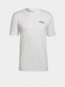 Футболка Adidas Graphic Stoked Fish Flowers модель HC7143 Фото