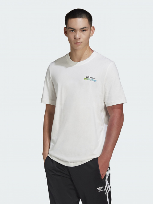 Футболка Adidas Graphic Stoked Fish Flowers модель HC7143 Фото