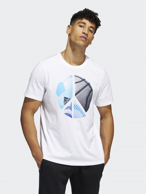 Футболка Adidas Multiplicity Graphic модель HE4827 Фото