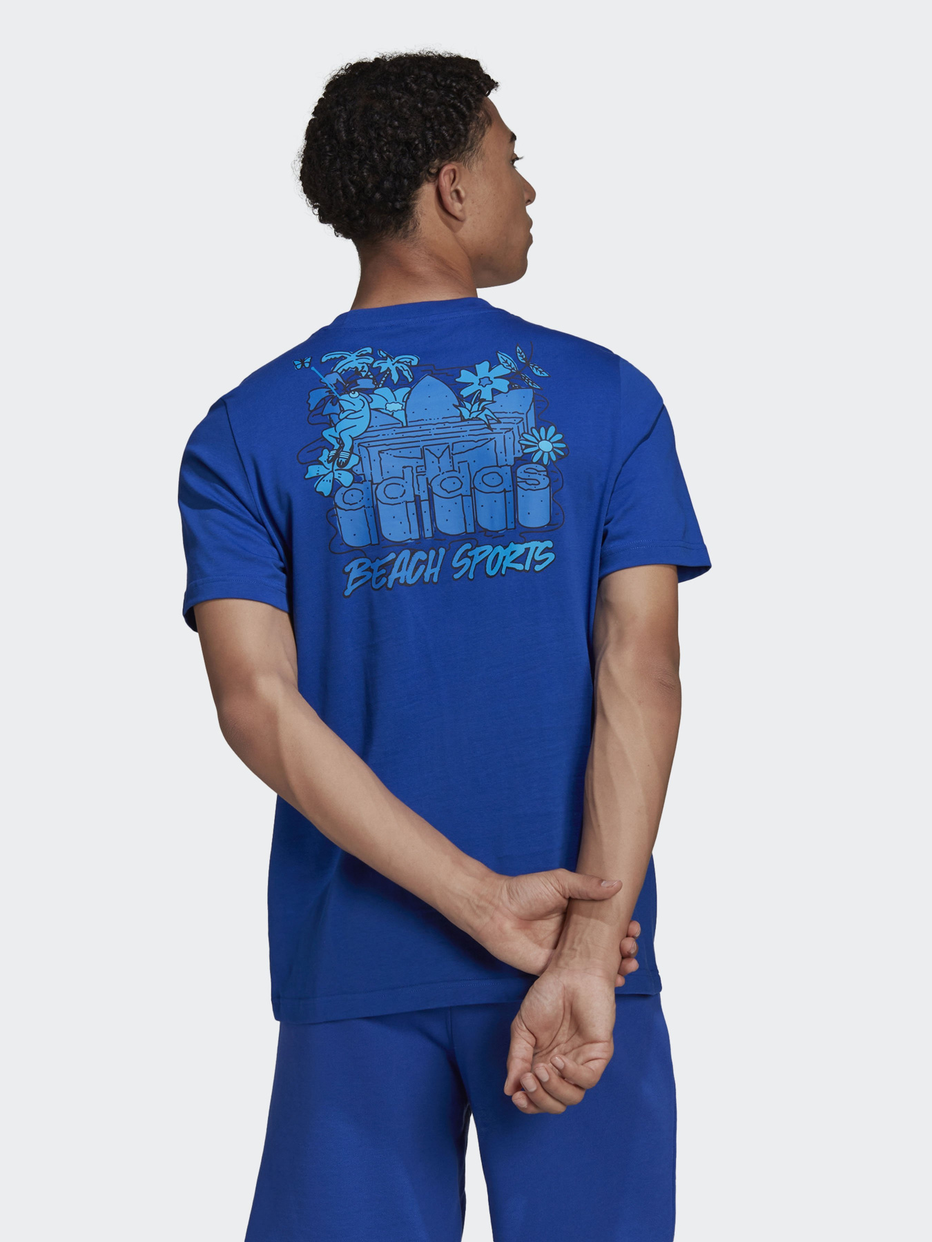 Футболка Adidas Graphic Stoked Fish Flowers модель HF2303 Фото