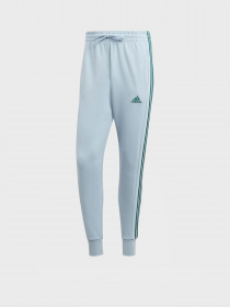 Штаны спортивные Adidas Essentials French Terry Tapered Cuff 3-Stripes модель IJ8700 Фото
