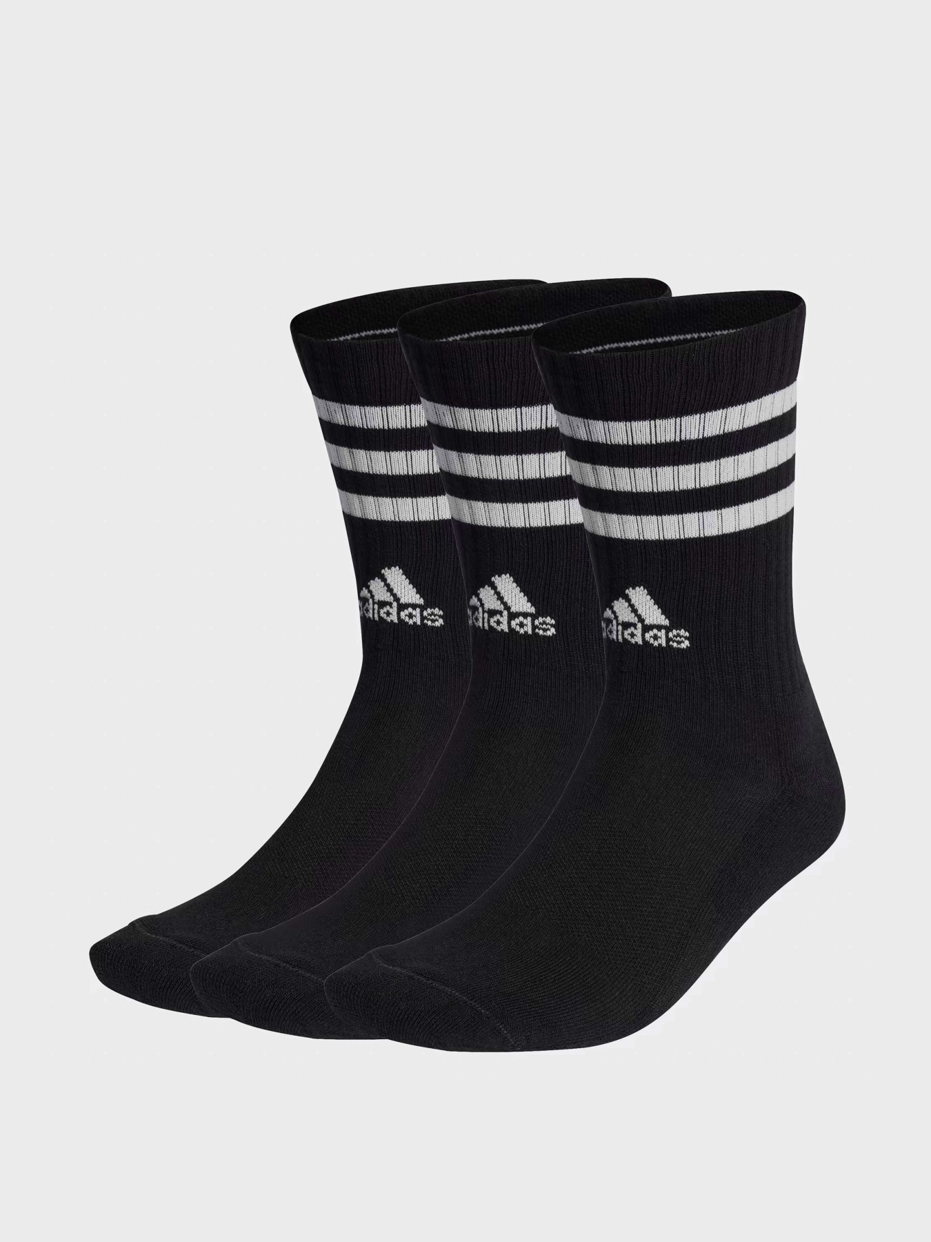Набор носков Adidas 3-Stripes Cushioned Crew модель IC1321 Фото
