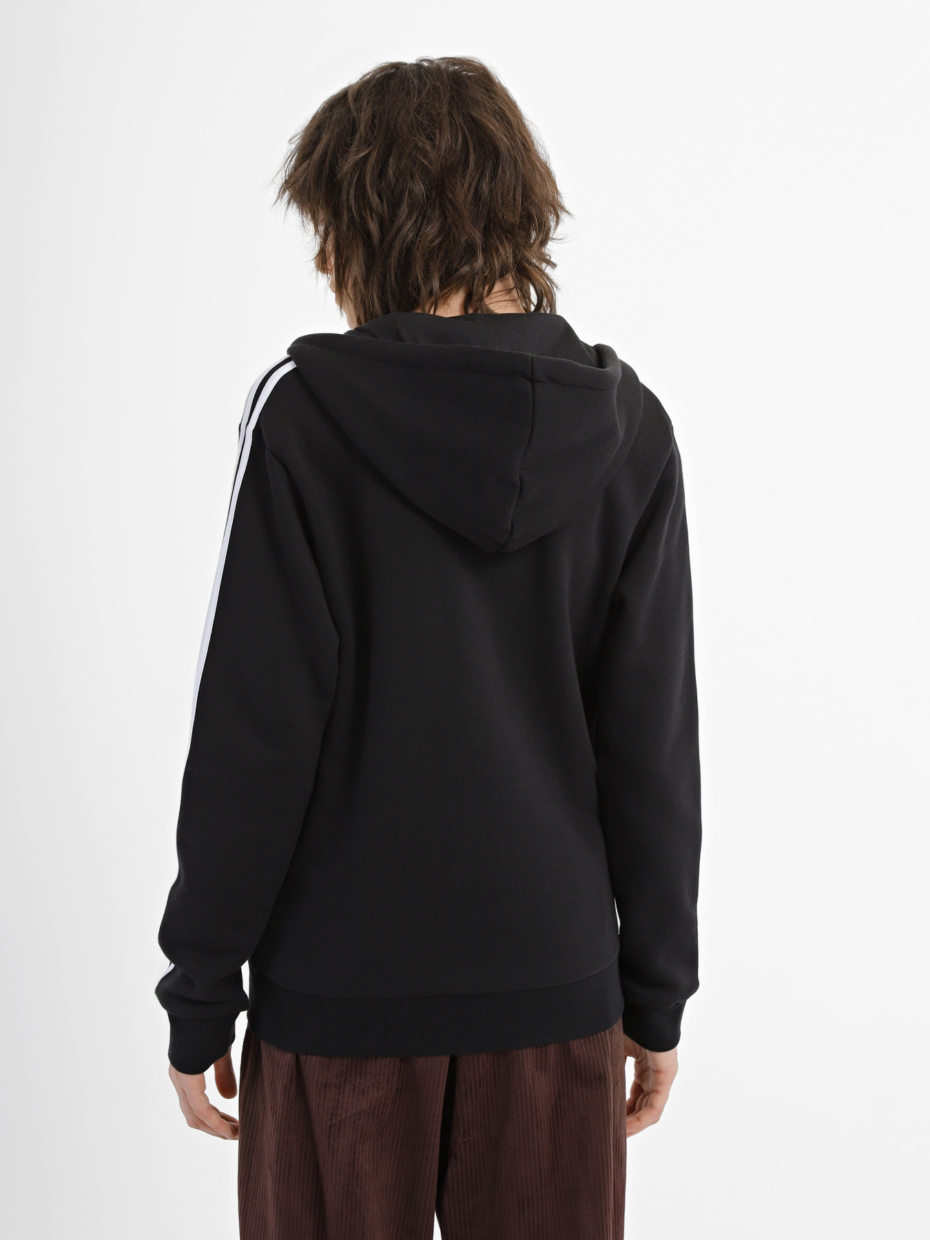 Спортивна кофта Adidas Essentials 3-Stripes Full-Zip Fleece модель HZ5743 Фото