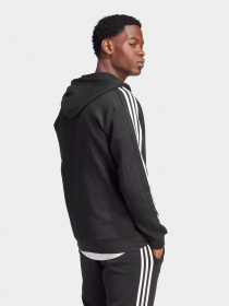 Кофта спортивная Adidas Essentials Fleece 3-Stripes Full-Zip модель IB4029 Фото