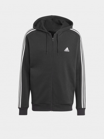 Кофта adidas Essentials Fleece 3-Stripes Full-Zip модель IB4029 — фото 5 - INTERTOP