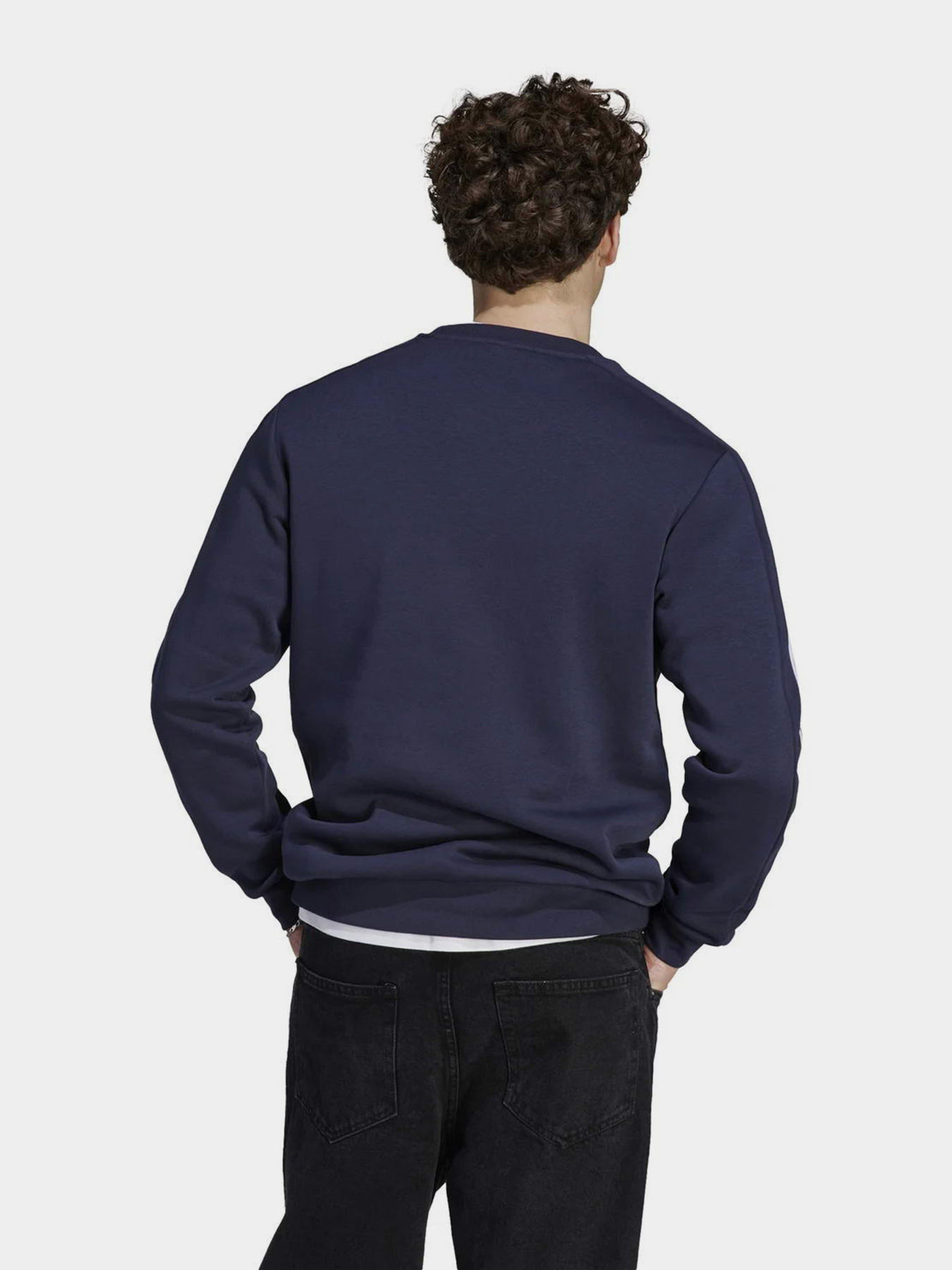 Світшот Adidas Essentials Fleece 3-Stripes модель IJ6469 Фото