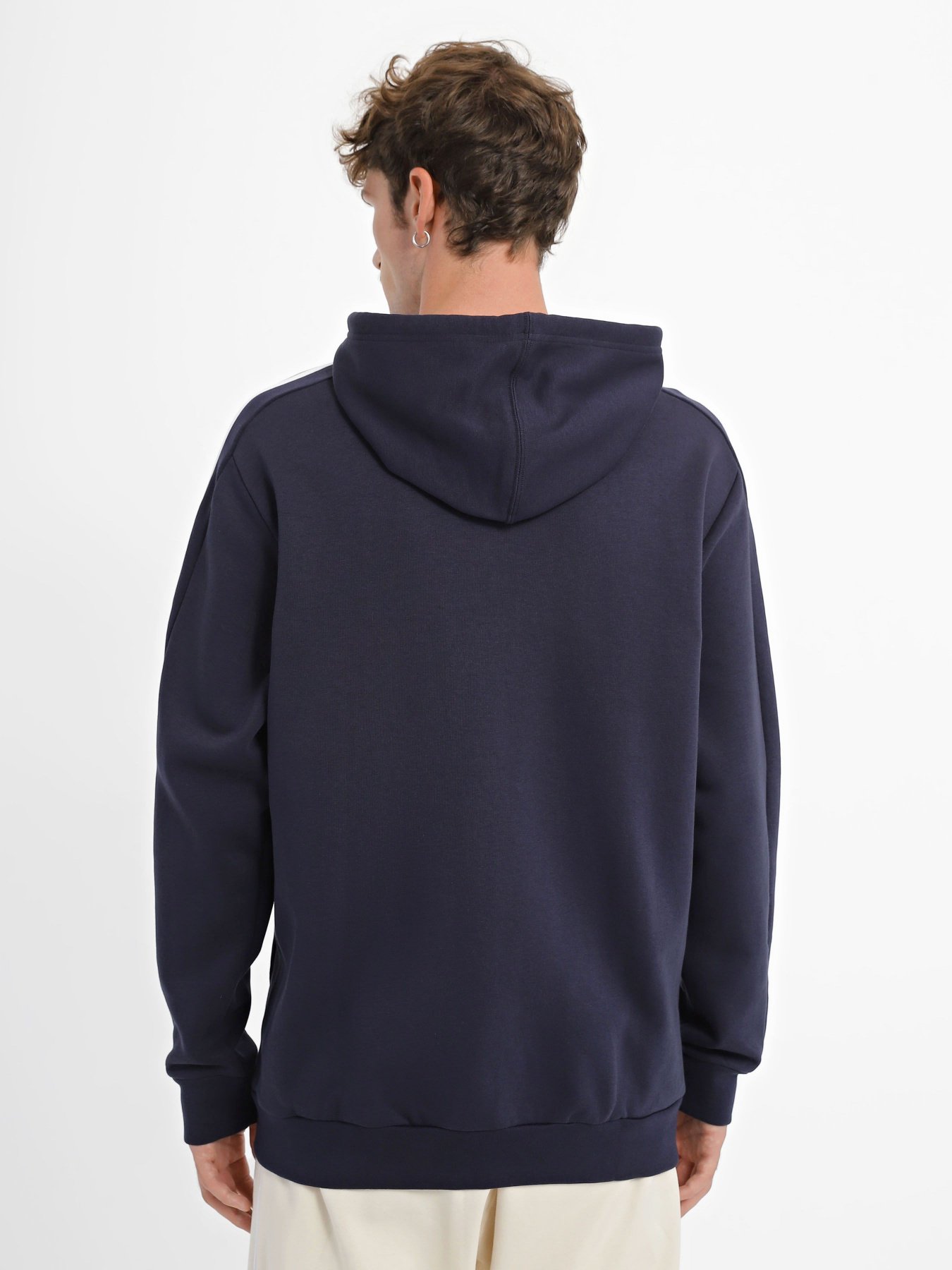 Худи Adidas Essentials Fleece 3-Stripes Full-Zip модель IJ6478 Фото