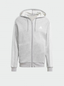 Кофта спортивная Adidas Essentials Fleece 3-Stripes Full-Zip модель IJ6479 Фото